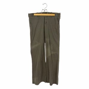 Women’s Olive Green Wide Leg Chino Pants Size 8 NWT Mid Rise Casual Workwear